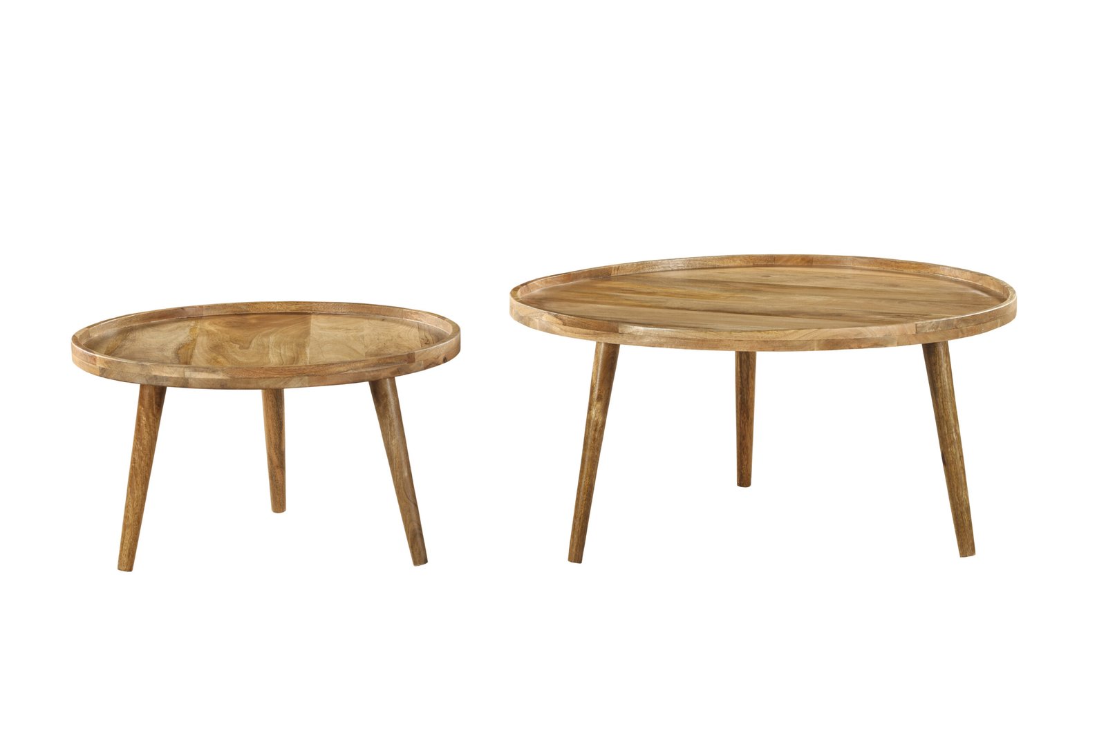 Scandinavian Tray Nesting Table Set - Image 3