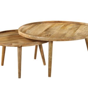 Scandinavian Tray Nesting Table Set