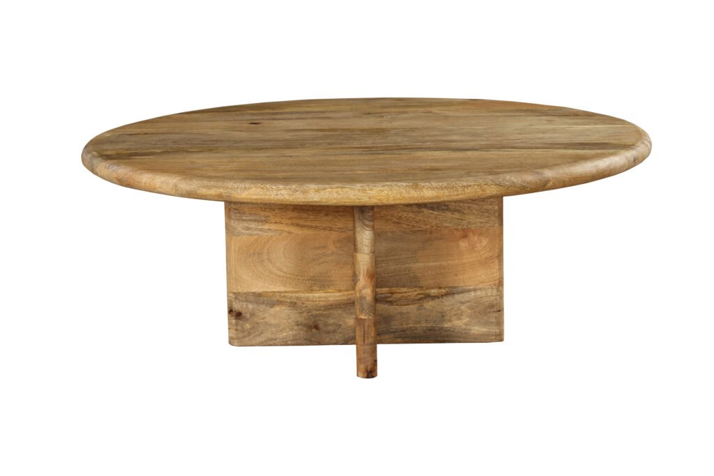 Aurora Round Timber Coffee Table