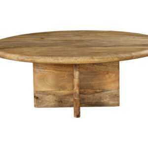 Aurora Round Timber Coffee Table