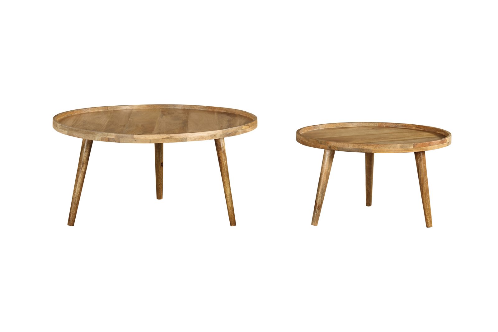 Scandinavian Tray Nesting Table Set - Image 2