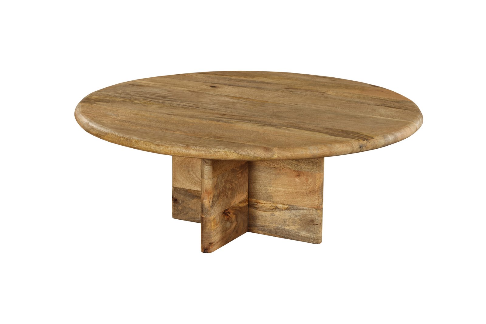 Aurora Round Timber Coffee Table - Image 2
