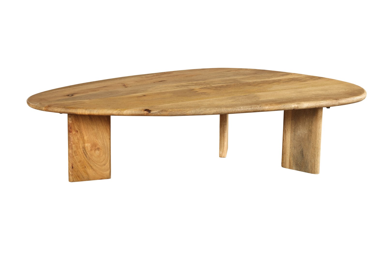 Nordic Oval Timber Coffee Table - Image 3