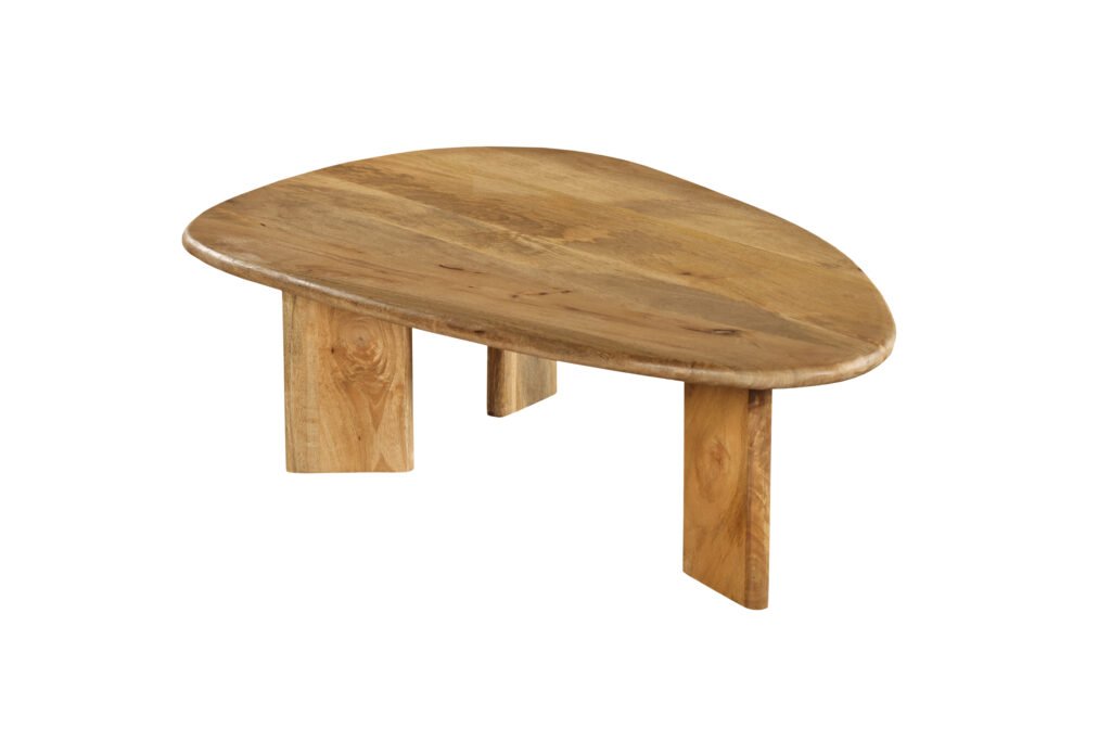 Nordic Oval Timber Coffee Table