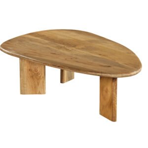 Nordic Oval Timber Coffee Table