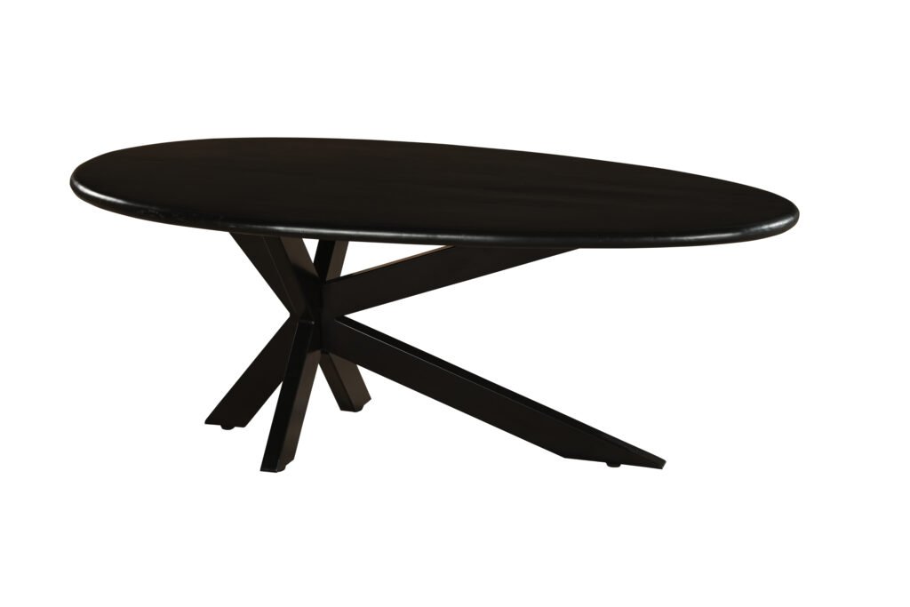 Obsidian Oval Statement Coffee Table