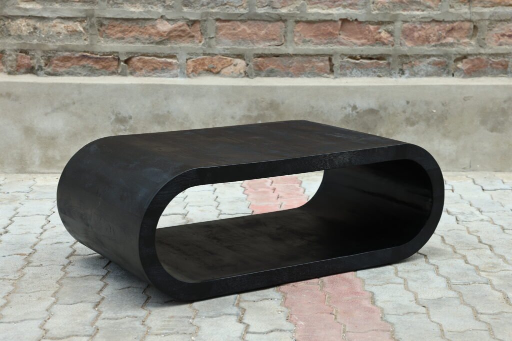 Obsidian Loop Modern Coffee Table