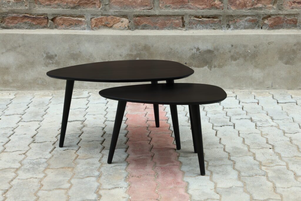 Noir Pebble Nesting Table Set