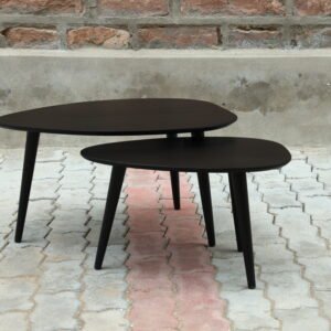 Noir Pebble Nesting Table Set