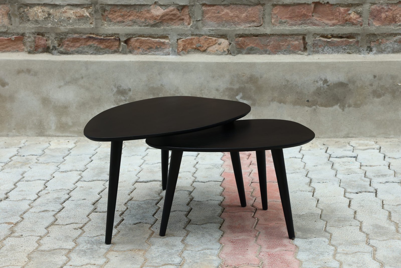 Noir Pebble Nesting Table Set - Image 2