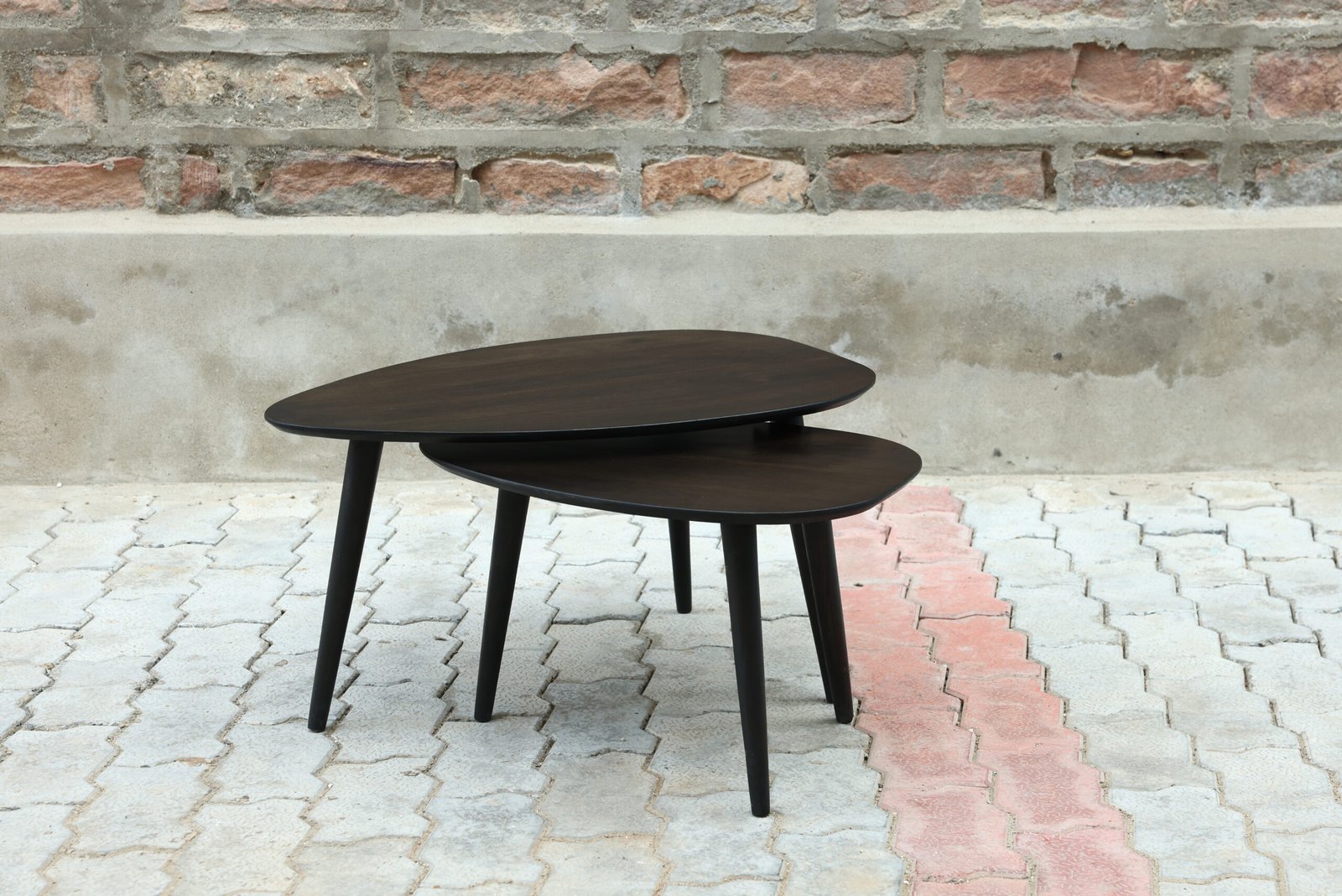 Noir Pebble Nesting Table Set - Image 4