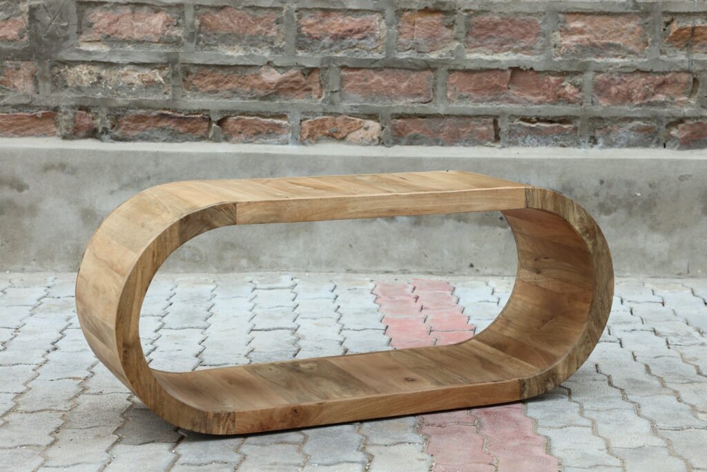 Infinity Loop Wooden Coffee Table