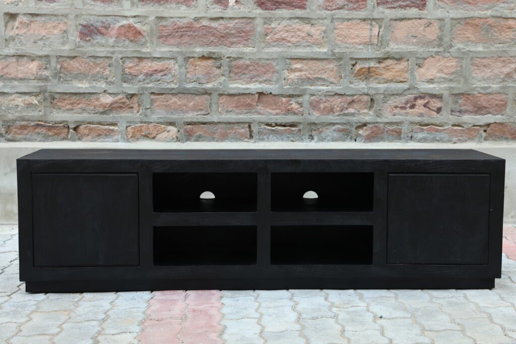 Noir Modern Entertainment Console