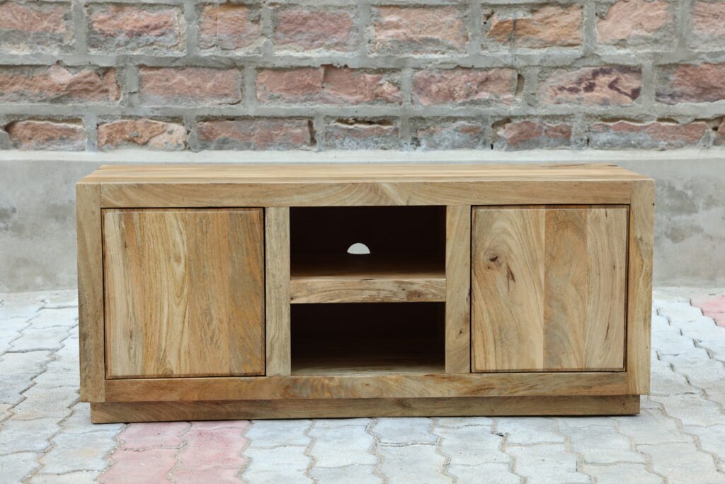 Nordic Solid Wood Media Console