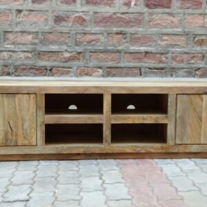Oslo Natural Wood Entertainment Unit