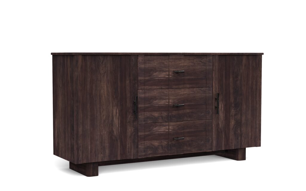 Rustic 2-Door & 3-Drawer Storage Sideboard