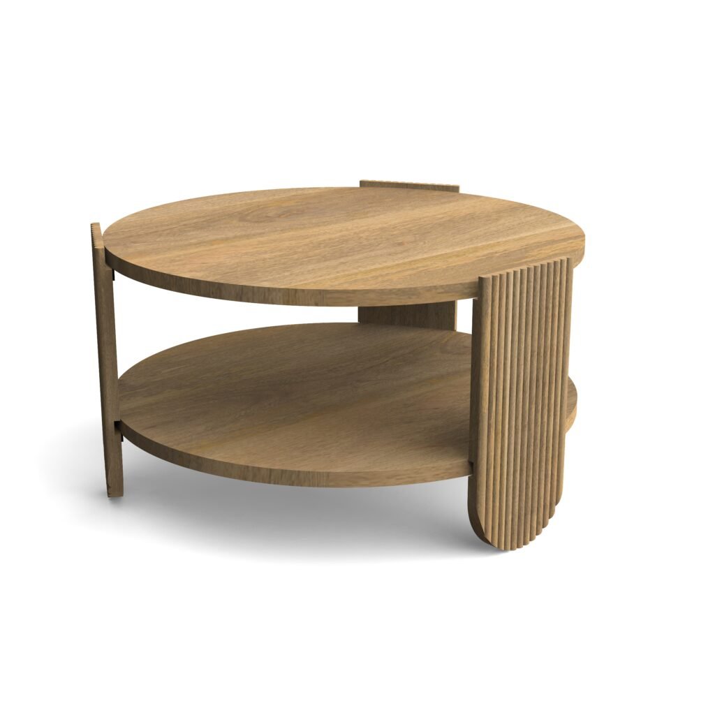 Aurora Fluted Coffee Table