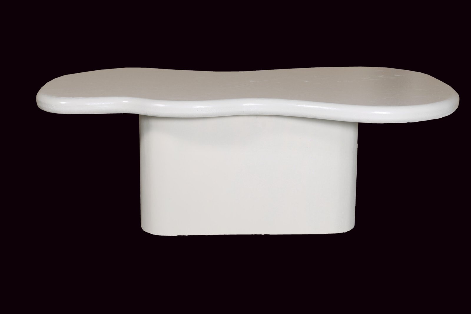 Ivory Wave Designer Coffee Table - Image 3