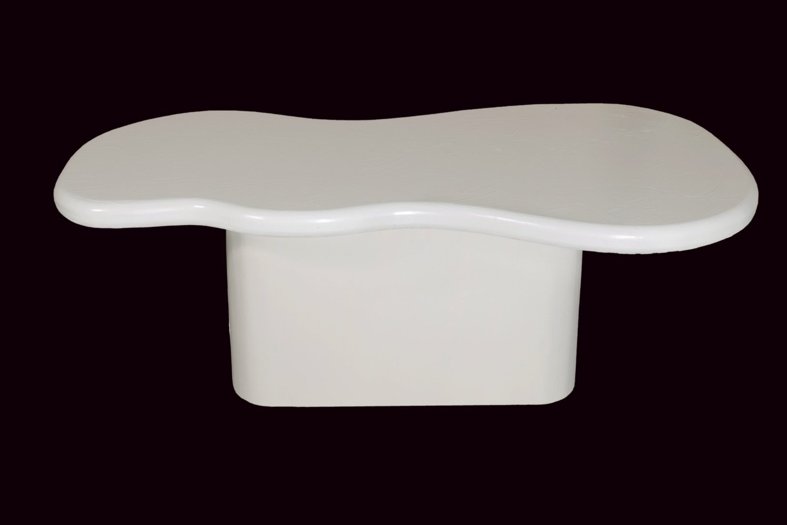 Ivory Wave Designer Coffee Table