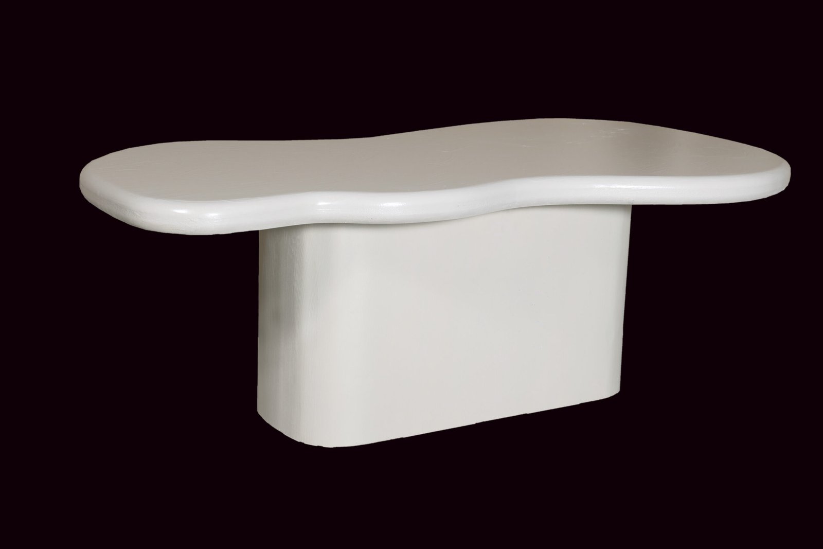 Ivory Wave Designer Coffee Table - Image 5