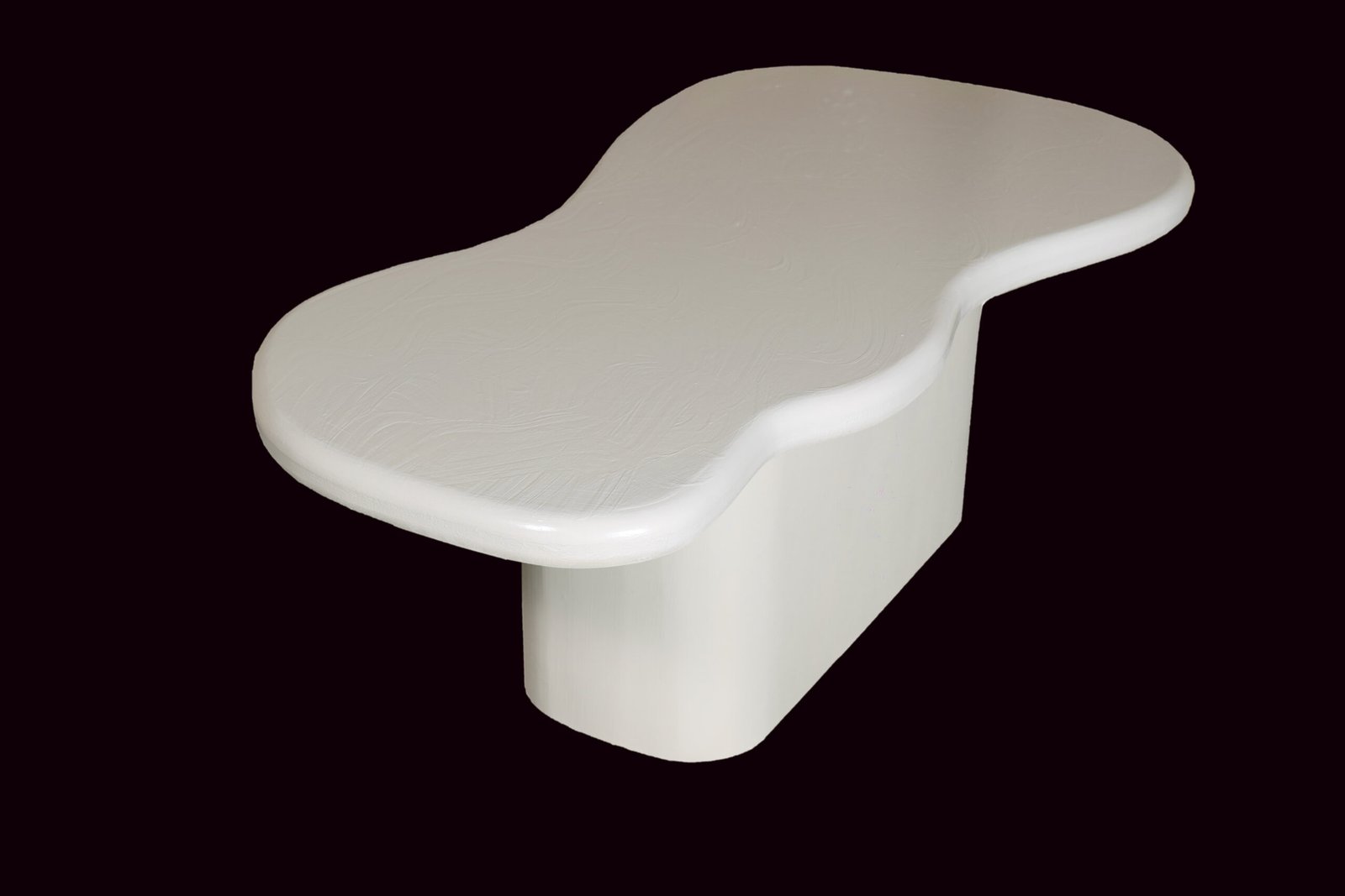 Ivory Wave Designer Coffee Table - Image 6