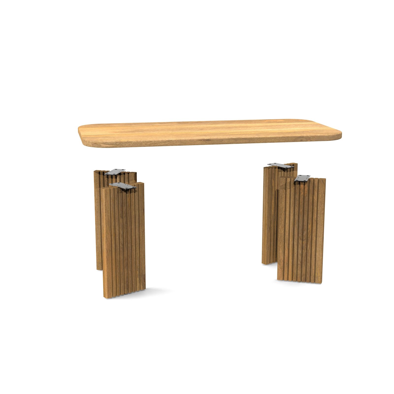 Sierra Fluted Coffee Table - Image 6