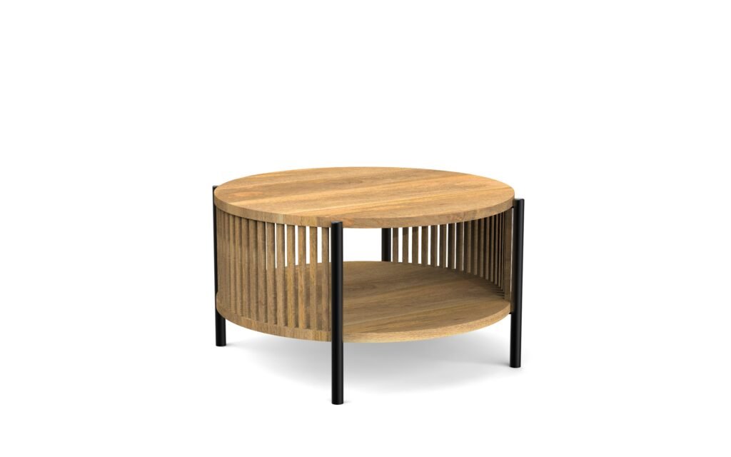 Luna Slatted Coffee Table
