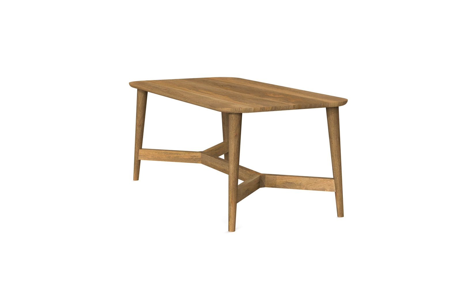 Scandinavian Crossframe Coffee Table - Image 6