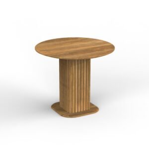 Fluted Pedestal Dining Table