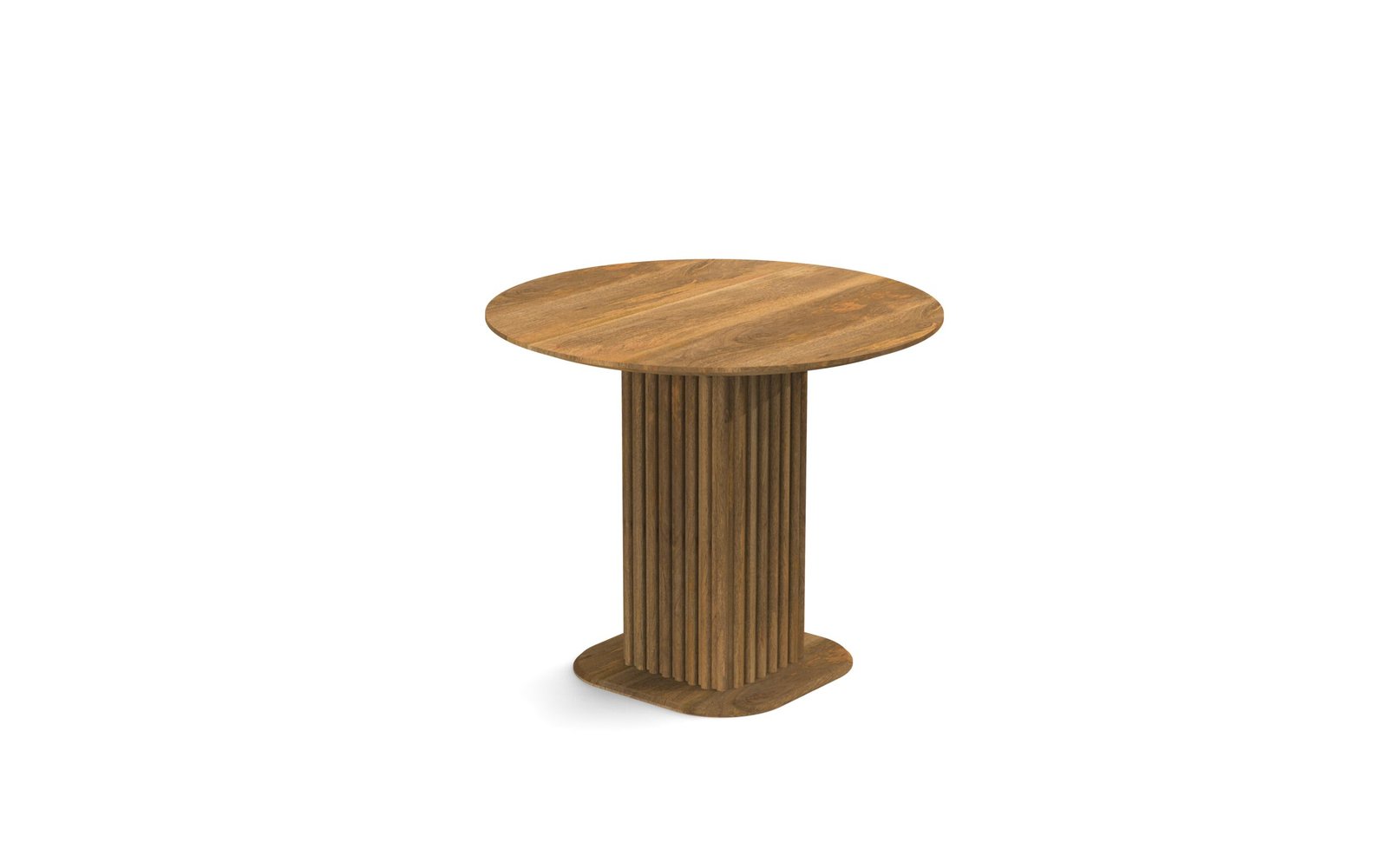 Fluted Pedestal Dining Table - Image 5