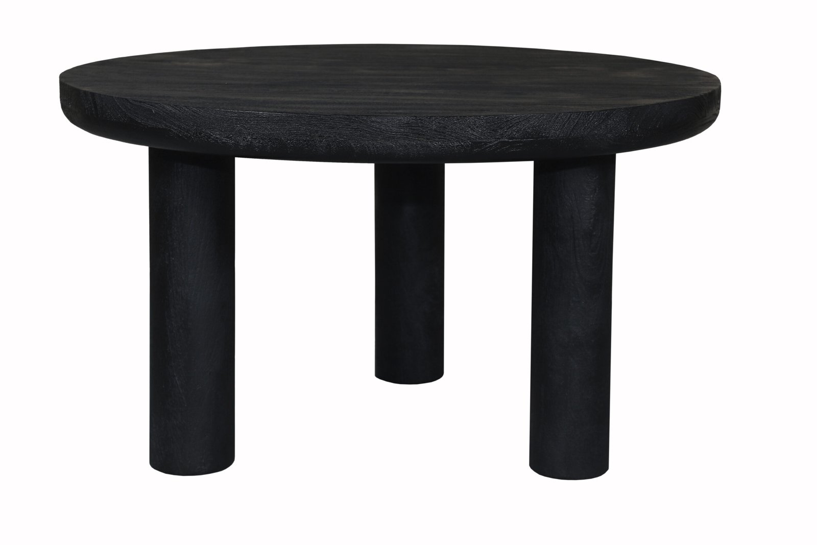 Noir Pillar Round Coffee Table - Image 3