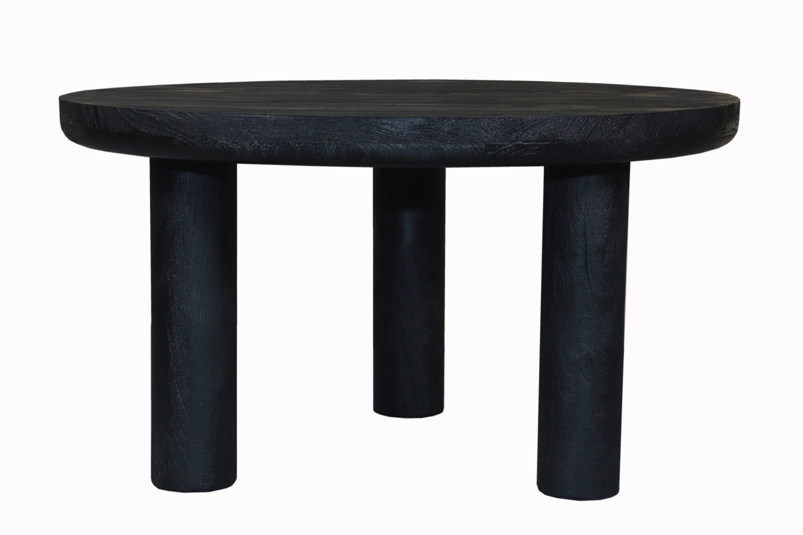 Noir Pillar Round Coffee Table - Image 4