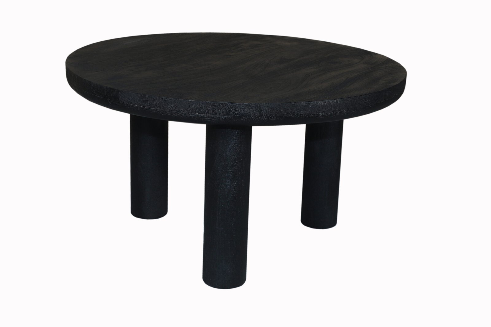 Noir Pillar Round Coffee Table - Image 2