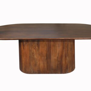Verona Fluted Oval Dining Table