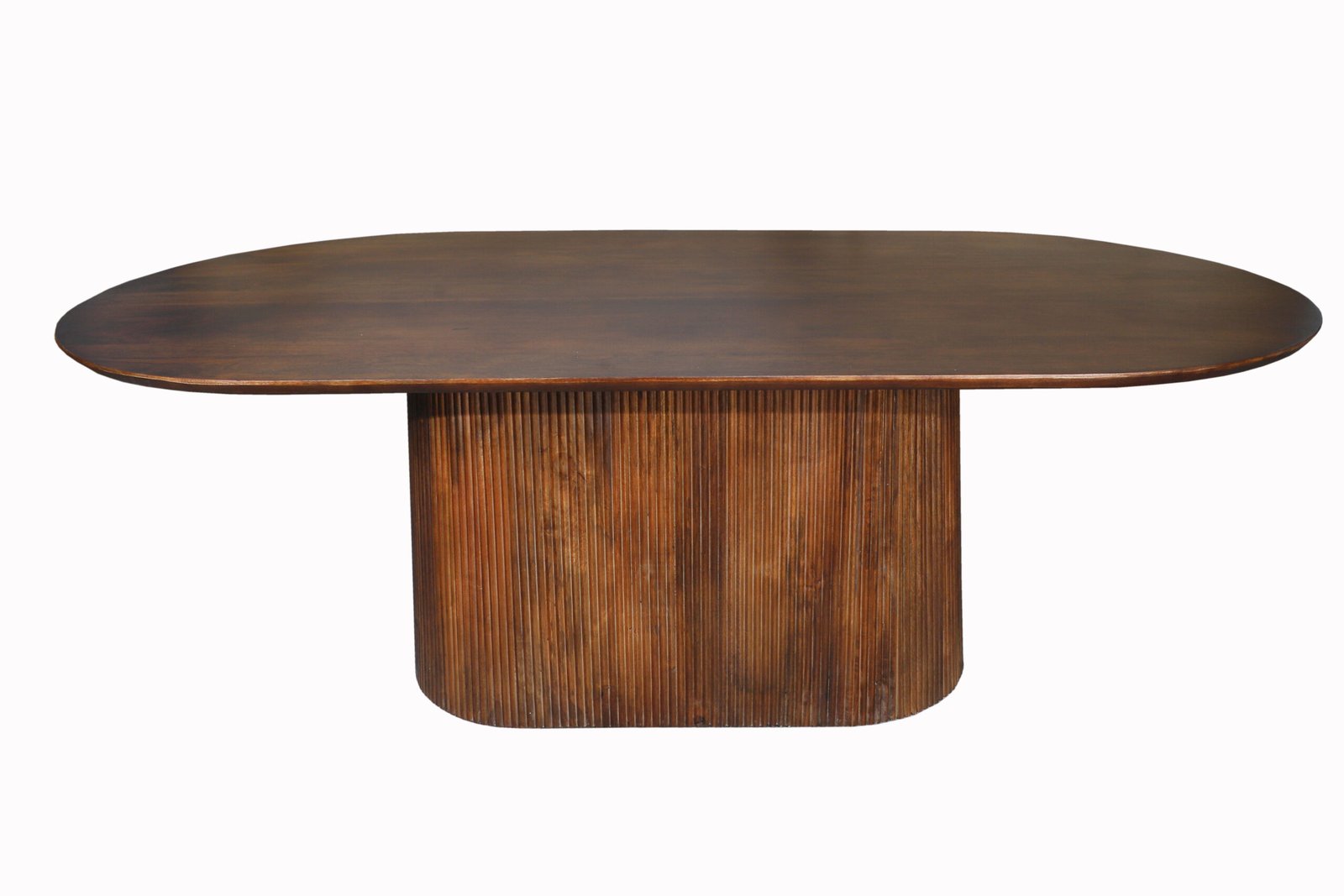 Verona Fluted Oval Dining Table