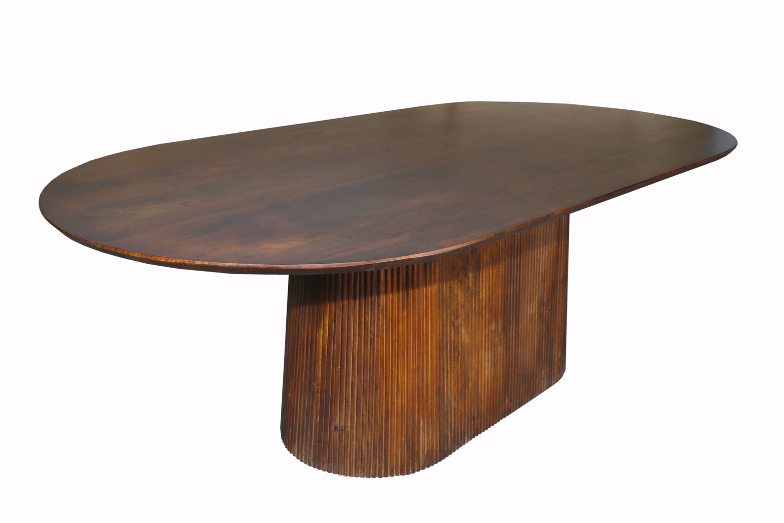 Verona Fluted Oval Dining Table - Image 6