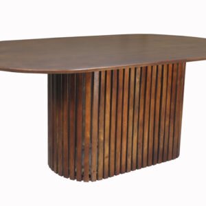 Walnut Crest Oval Dining Table