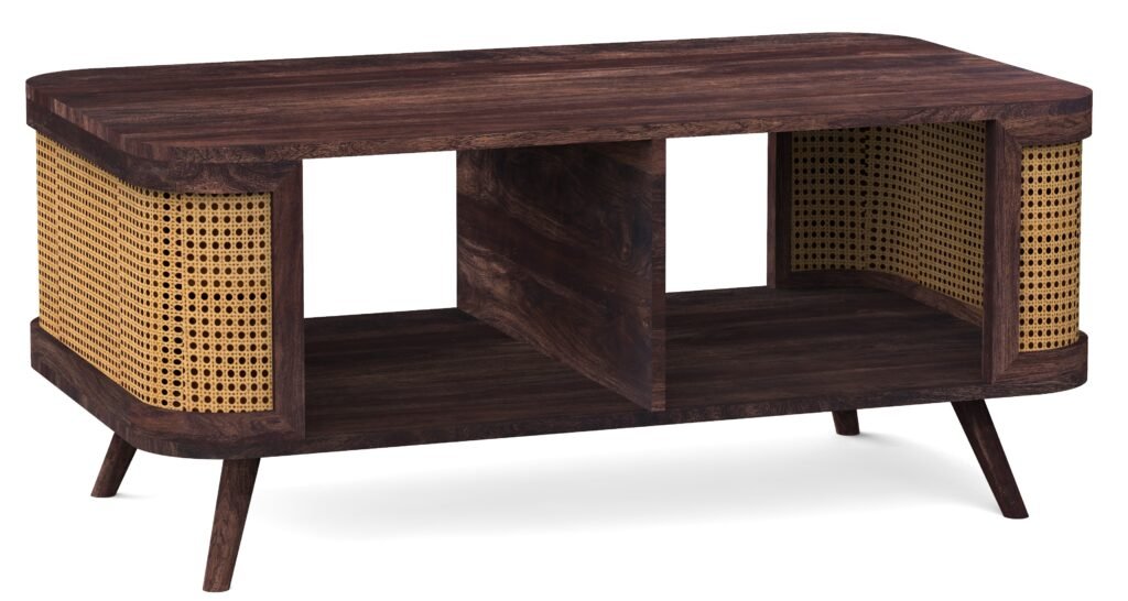 Rattan Storage Coffee Table