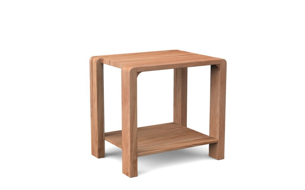 Open Shelf End Table