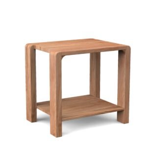 Open Shelf End Table