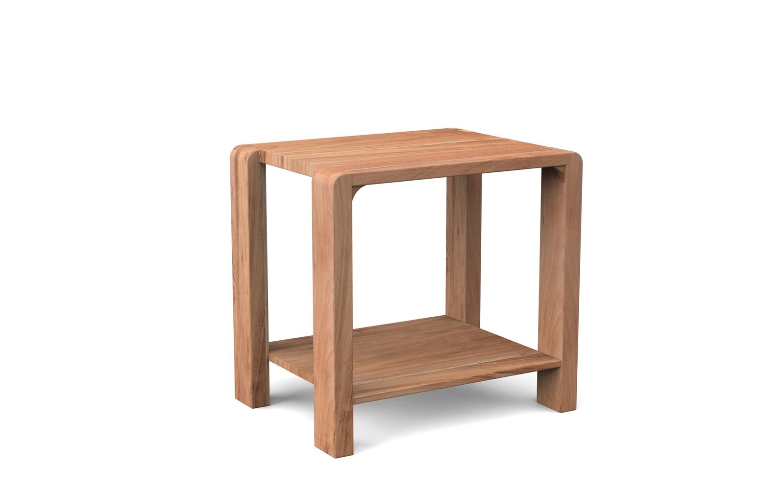 Open Shelf End Table