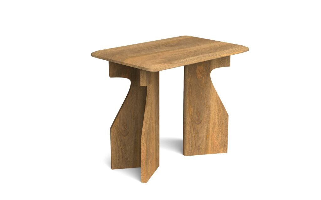 Architectural Curve Side Table