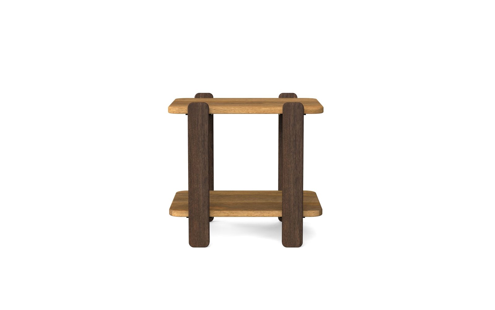 Dual-Tone Pillar Side Table - Image 3