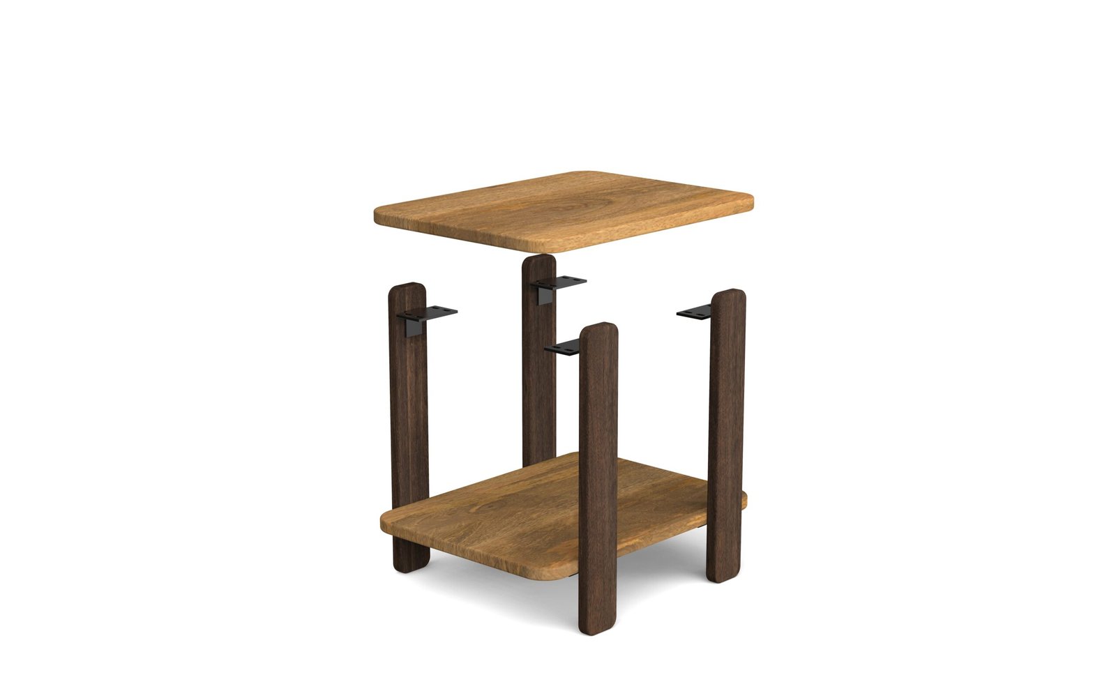 Dual-Tone Pillar Side Table - Image 7