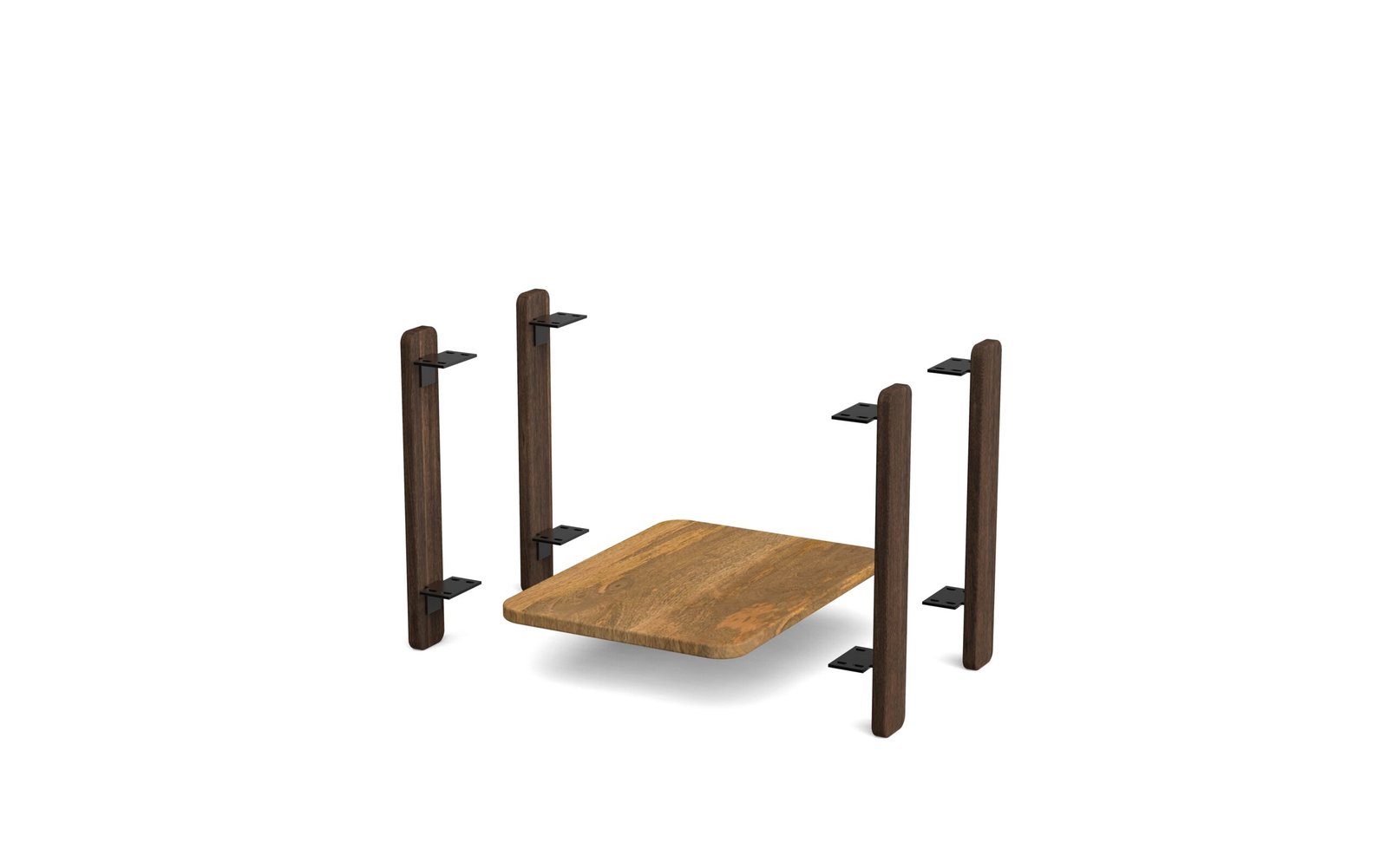 Dual-Tone Pillar Side Table - Image 8