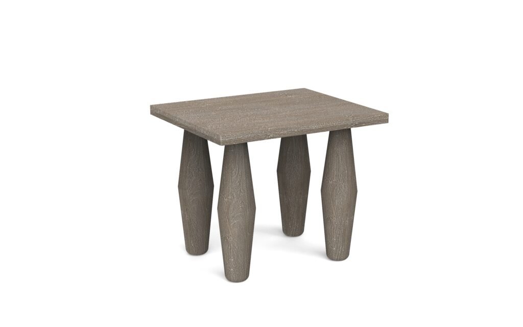 Sculpted Leg Side Table