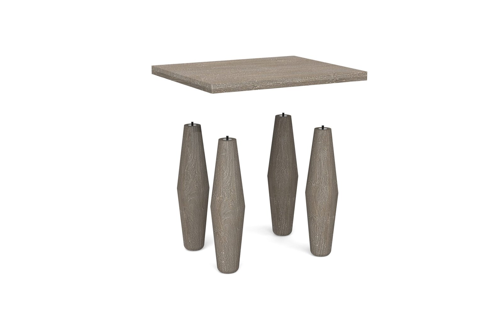 Sculpted Leg Side Table - Image 6