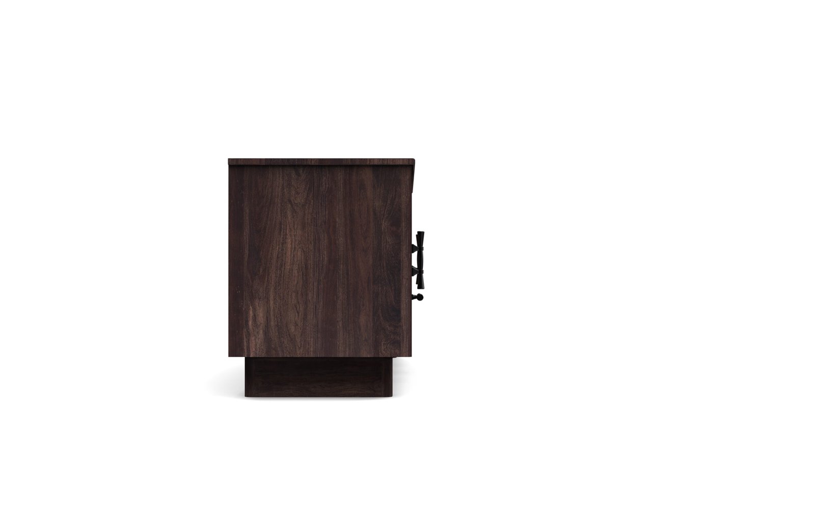 Walnut Contemporary TV Cabinet - Image 5