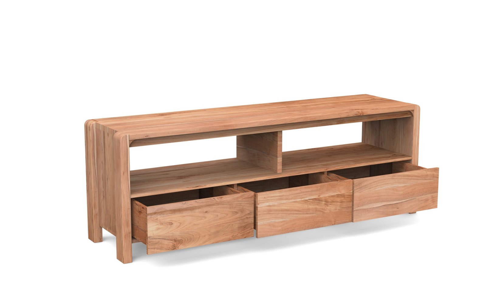 Minimalist Open-Shelf TV Cabinet - Image 7