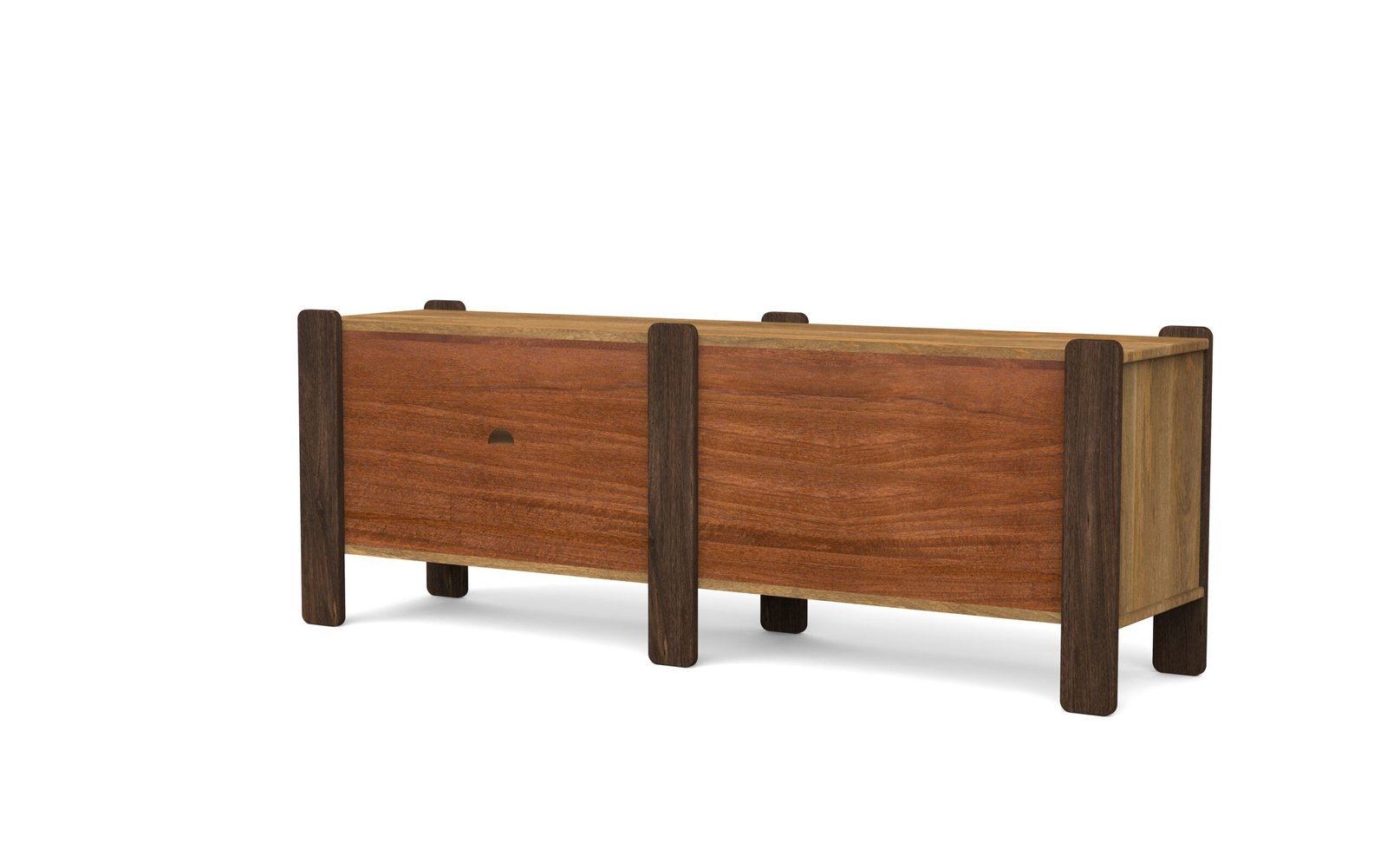 Dual-Tone Contemporary TV Cabinet - Image 5